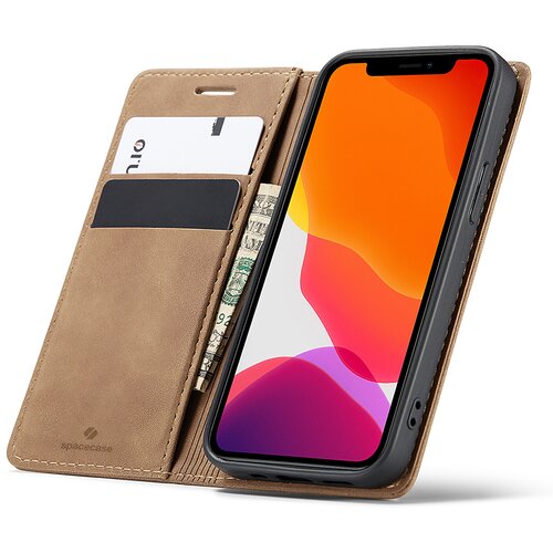 Spacecase OVITEK DENARNICA ZA IPHONE 12 12 PRO SVETLO RJAV OVITEK, (21962630) Cene