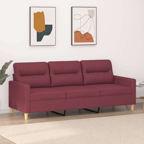  Trosjed od tkanine crvena boja vina 180 cm Cijene