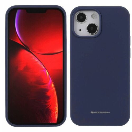 Goospery Soft Feeling silikonski ovitek za iPhone 13 6.1 - temno moder Cene