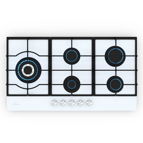 Klarstein Ignito Chef Edition plinska ploča za kuhanje | 5 plamenika | elektr. paljenje | Wok | na tekući ili prirodni plin Slike