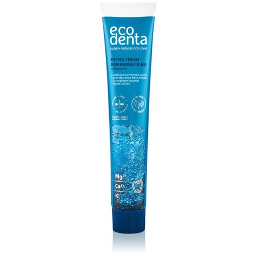 Ecodenta Toothpaste Extra Fresh Remineralising zobna pasta 75 ml Slike