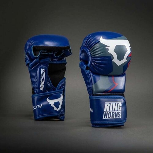 RINGHORNS Charger MMA Sparing Rukavice Navy Blue/Crvene L/XL Slike