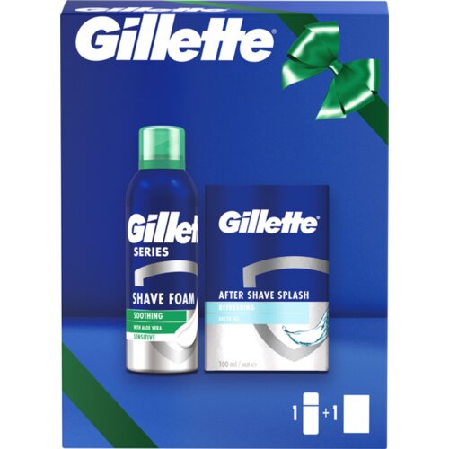 Gillette poklon paket (pjena 200ML+LPB SPLASH ICE 70ML) Cijene
