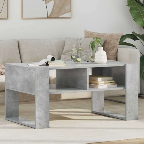  Klubska miza Betonsko siva 92 x 53 x 45 cm Konstruiran les, (5000121131) Cene