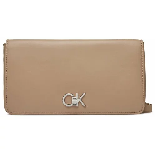 Calvin Klein Ročna torba Re-Lock Double Gusette K60K611336 Bež