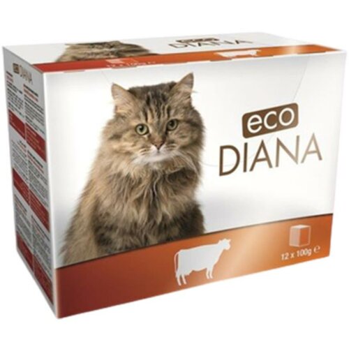 Normandise eco diana pašteta za mačke - govedina 12x100g Slike