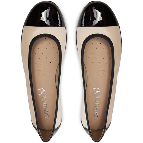 Caprice Balerinke 9-22152-42 Cream/Black 441 Cene