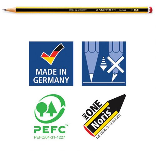  GRAFITNA HB NORIS ANNIVERSARY PK144 PLUS &amp;Scaron;ILJILO PK3 GRATIS STAEDTLER 120 C144P1 Slike
