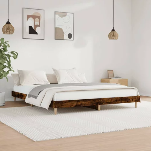  kreveta boja hrasta 180 x 200 cm od konstruiranog drva