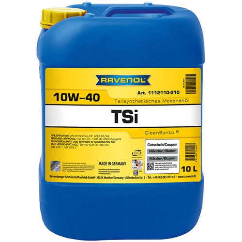 RAVENOL Ulje za motor TSI, 10W-40, 10L Cene