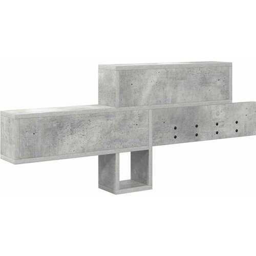  Vje&amp;scaron;alica za kapute na zidu Betonski sivi 100 x 12 x 43,5 cm Slike