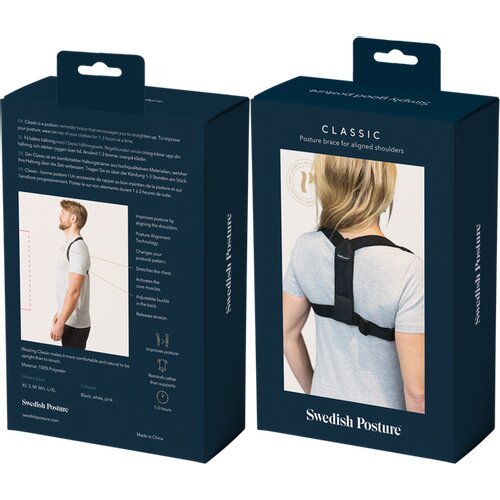 Swedish Posture klasična naramenica za leđa - m-l Cijene
