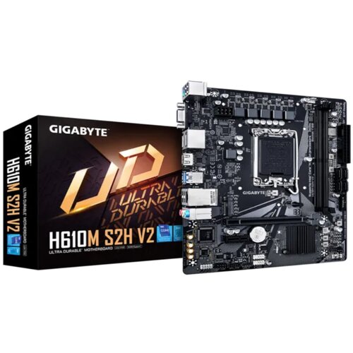 Gigabyte H610M S2H V2, DDR5, SATA3, DP, USB3.2Gen1, LGA1700 mATX, (21122390) Cene