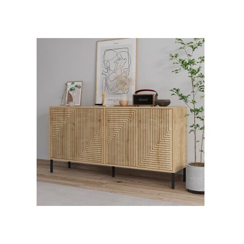 Hanah home Konzolni sto Evolet, 150x75x36 cm, Boja hrasta Cene