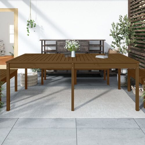 VidaXL Vrtni stol boja meda 203 5 x 100 x 76 cm od masivne borovine Slike