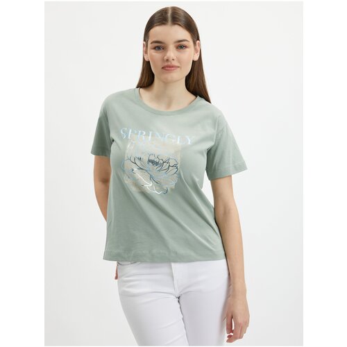 Orsay Light Green Womens T-Shirt - Women Slike