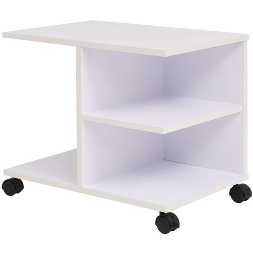 vidaXL Vrtljiva polica 50x35x42 cm bele barve Cene