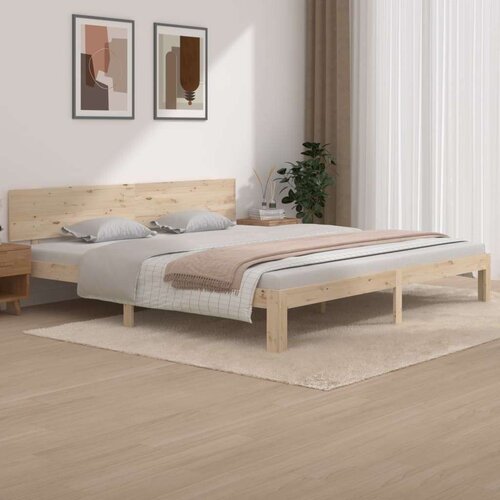  Okvir za krevet od masivne borovine 200 x 200 cm Slike