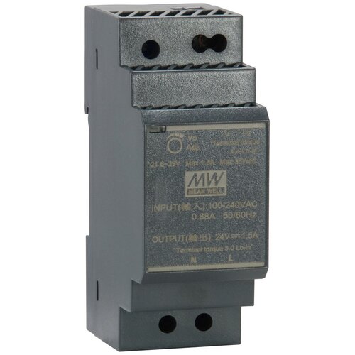  LevelOne 24V DC Industrial Power Supply, 30W, DIN-Rail Cijene