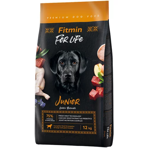 Fitmin Dog For Life Junior LB - Varčno pakiranje: 2 x 12 kg