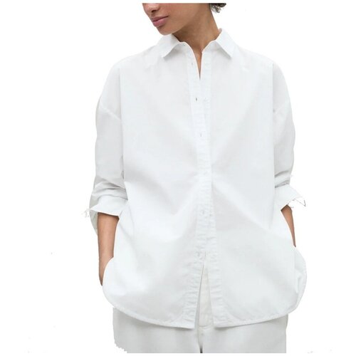 Ecoalf Srajce & Bluze DARIAALF LINEN SHIRT Bela Cene