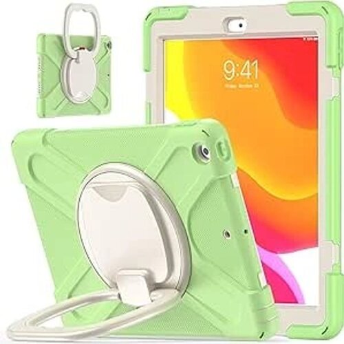 JTech Ohi&scaron;je za iPad 10,2" 2019/20/21 z vrtljivim stojalom Oklepna zelena, (22025575) Cene