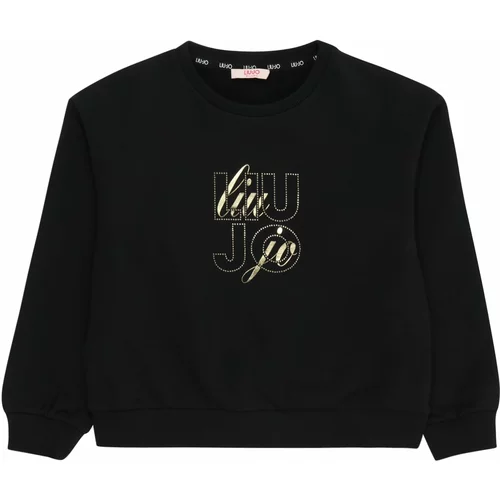 Liu Jo Sweater majica zlatna / crna
