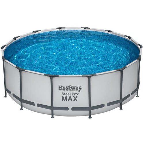 XXXL Bazen sa metalnim okvirom/ merdevinama i filter pumpom 427x122cm Steel Pro max Cene