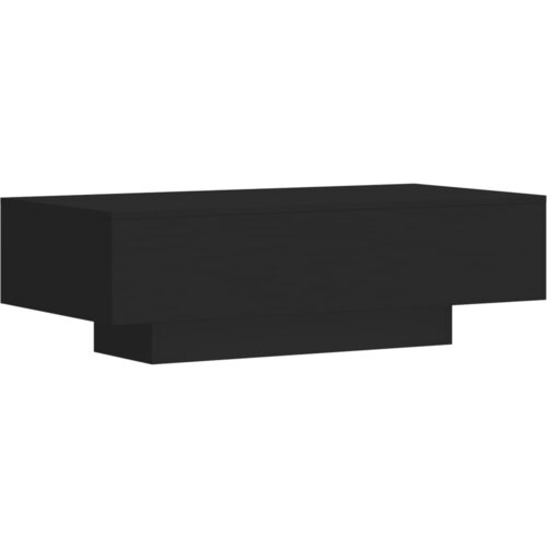 Maison Chic Klubska mizica - kavna mizica - Nizka mizica črna 100x49,5 x31 cm inženirski les, (21754550) Cene