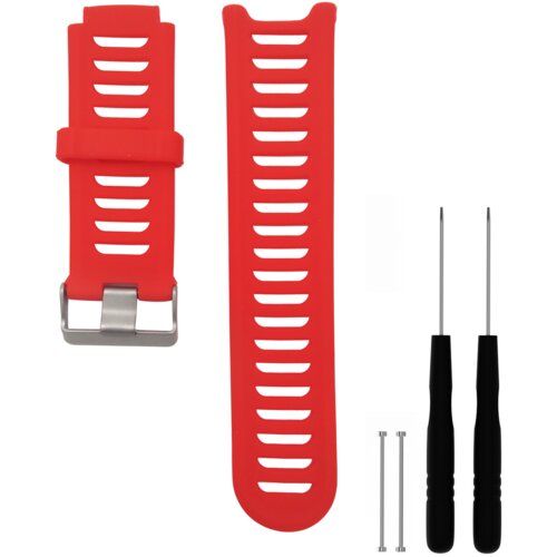 INF Pa&scaron;ček za uro silikonski Garmin Forerunner 910XT Red, (21235712) Cene