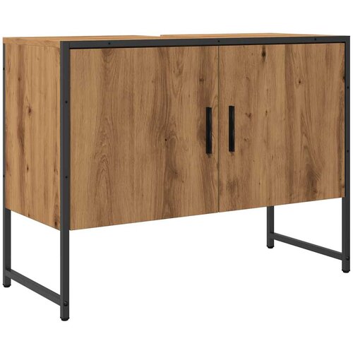 Maison Chic Kopalniška omarica za umivalnik - Umivalniška omarica Artisan Oak 80x33x60 cm, (21758913) Cene