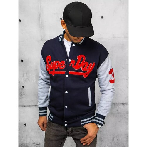 DStreet men's dark blue zipper sweatshirt Cijene