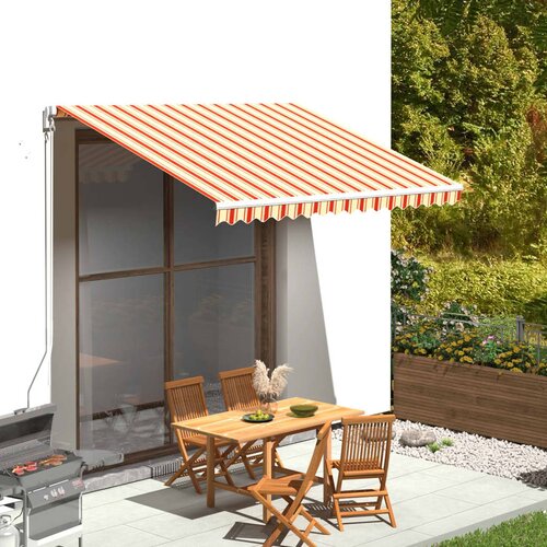 VidaXL Nadomestno blago za tendo rumeno in oranžno 3,5x2,5 m Slike