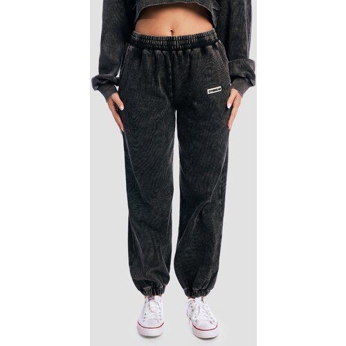 GymBeam ženska trenirka aura washed black Slike