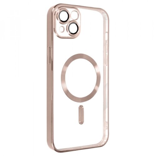 Silikonska futrola magsafe iphone 14 roze Slike