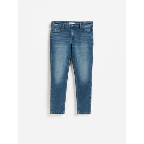 Reserved Slim traperice isprana izgleda - indigo jeans Cijene