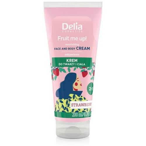 Delia krema za lice i telo sa jagodom 200ml| cosmetics Slike