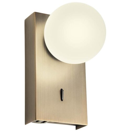  Redo 01-4658 - LED zidna lampa NORMA LED/5W/230V CRI 90 USB bronzana Cene