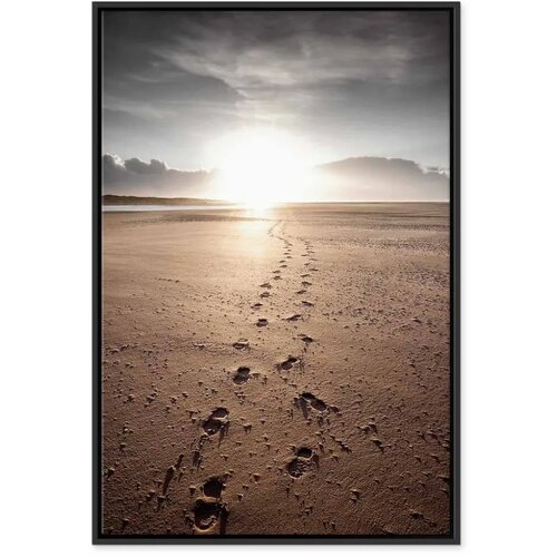  Slika - Our Way (1 Part) Vertical 40x60 U crnom drvenom okviru Slike