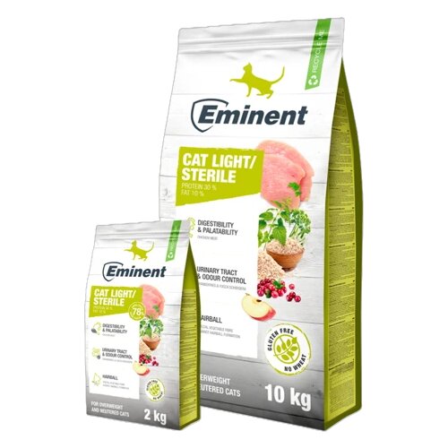 Eminent Cat Light/Sterile 30/10 - 2 kg Cene
