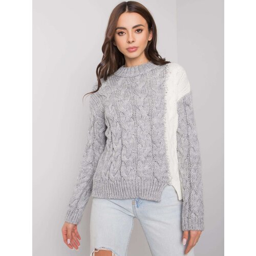 RUE PARIS Sweater-TO-SW-77.12-grey Cene