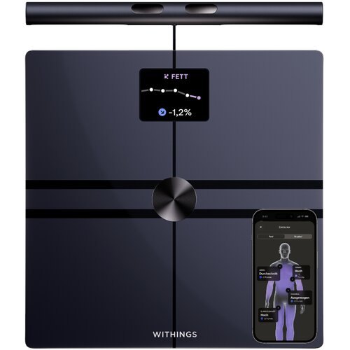Withings BodyFit WBS16-Black-All-Int 40+ Performance Station, črna biomarkerjev Cene