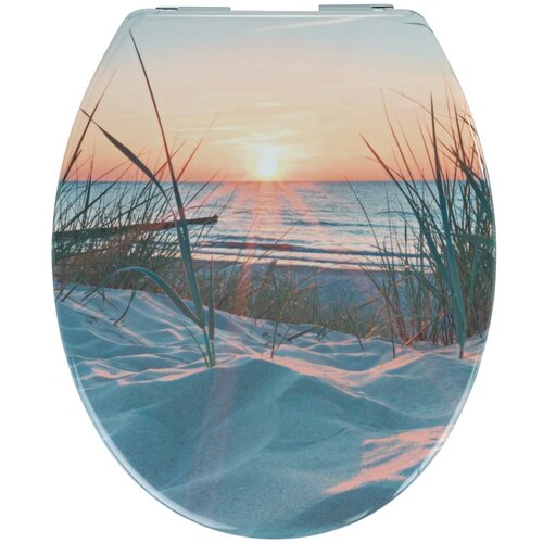 Allstar WC daska s automatskim zatvaranjem 37,5 x 45 cm Sunset - Slike