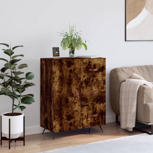 The Living Store Komoda dimljeni hrast 69,5x34x90 cm inženirski les - Komoda, (21662115) Slike