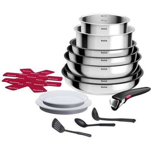 Tefal Aluminijski set lonaca 15 kom INGENIO Cook Eat L881SF04 – Cijene