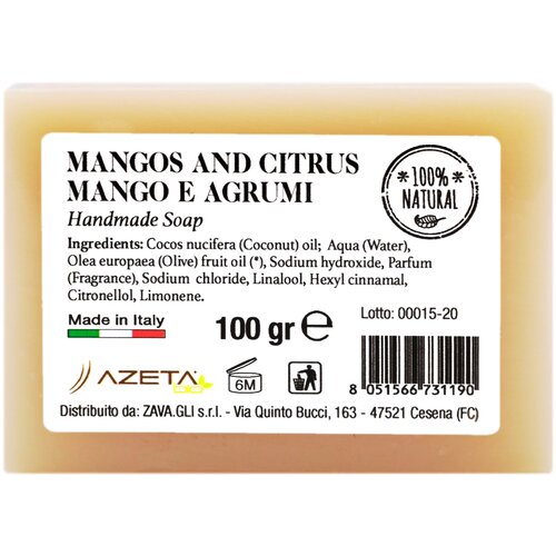Azeta Bio Prirodni bebi sapun Mango i Citro 0m+ 100gr Slike