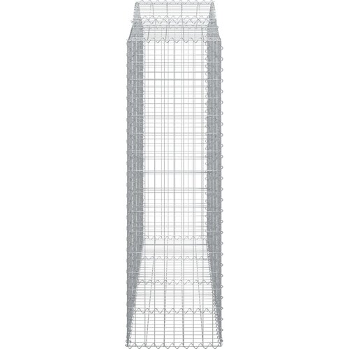  Lučne gabionske ko&amp;scaron;are 6 kom 200x50x160/180cm pocinčano željezo Slike
