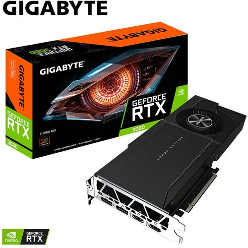 Gigabyte GeForce RTX 3080 TURBO 10G 320bit 10GB GDDR6X GV-N3080TURBO-10GD grafička kartica Slike