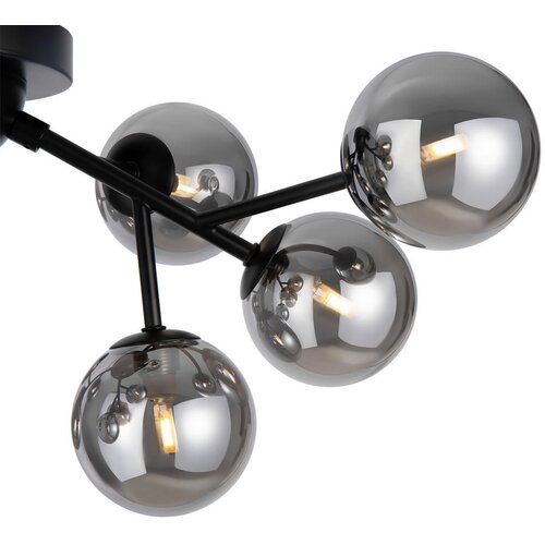MAYTONI MOD545CL-12B - Stropno svetlo DALLAS 12xG9/28W/230V crno/dimljeno Slike