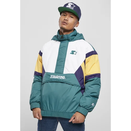 Starter Black Label Starter Color Block Half Zip Retro Jacket retro green/wht/by/s prpl